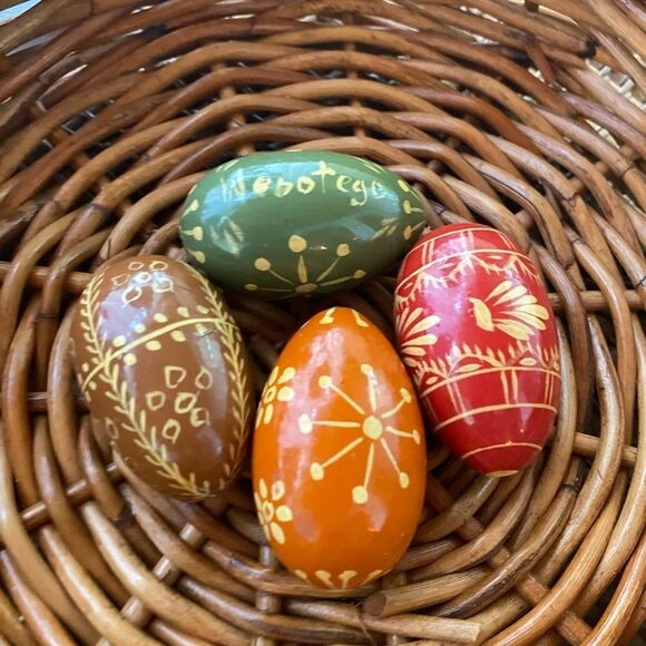 Set of 4 Allelujah Decorative Eggs EUC - Picture 4 of 4